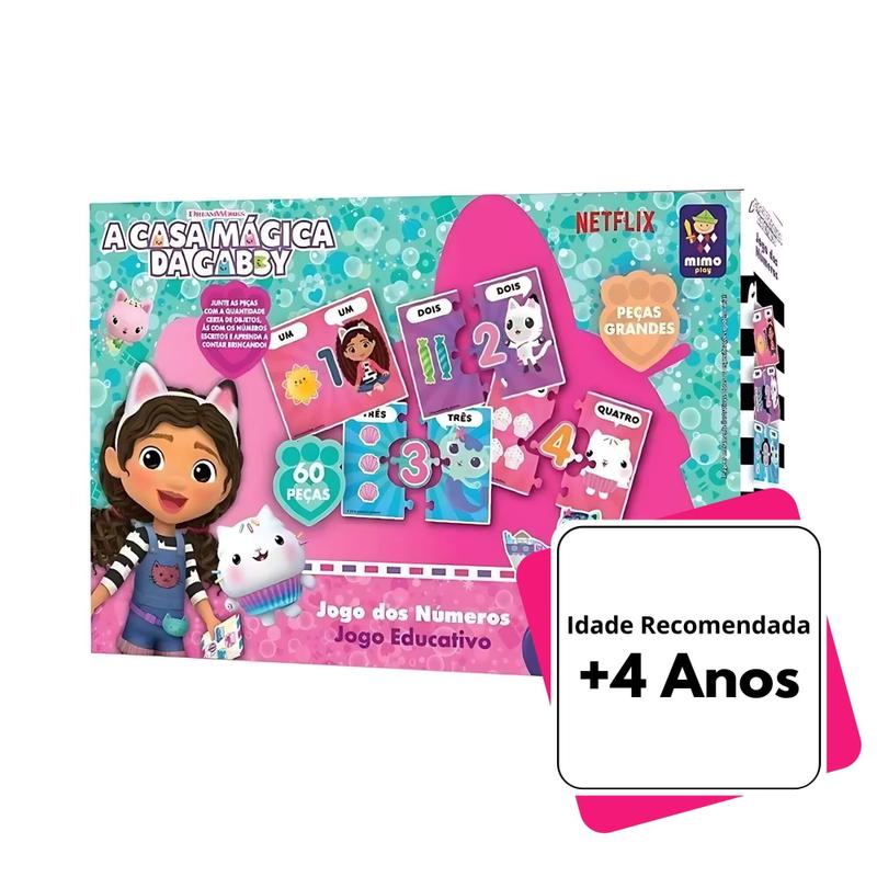 Jogo Educativo dos Números Gabby Mimo Toys - 2157 - Brinquedos